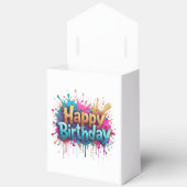 Happy Birthday Favor Boxes Geschenkschachtel (Offen)