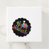 Happy Birthday Favor Tags Geschenkanhänger (Beispiel)