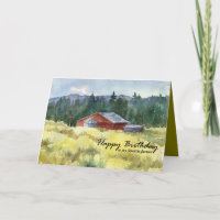 Happy Birthday Favorite Bauer Barn Landschaft