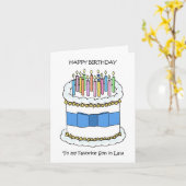 Happy Birthday Favorite Son in Law Karte (Gelbe Blume)