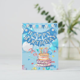 Happy Birthday Feiertagskarte