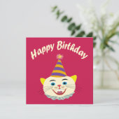 Happy Birthday Feiertagskarte (Stehend Vorderseite)