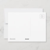 Happy Birthday Feiertagskarte (Rückseite)