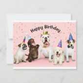 Happy Birthday Feiertagskarte (Vorderseite)