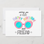 Happy Birthday Feiertagskarte (Vorderseite)