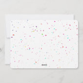 Happy Birthday Feiertagskarte (Rückseite)