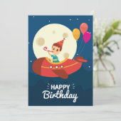 Happy Birthday Feiertagskarte (Stehend Vorderseite)