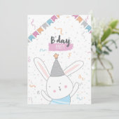 Happy Birthday Feiertagskarte (Stehend Vorderseite)