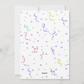 Happy Birthday Feiertagskarte (Rückseite)