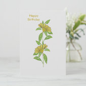 Happy Birthday Feiertagskarte (Stehend Vorderseite)