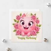 Happy Birthday Feiertagskarte