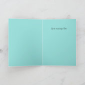 Happy Birthday Ferret Card Karte (Innenseite)