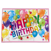 Happy Birthday Festive Gift Bag Große Geschenktüte (Vorderseite)