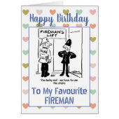 Happy Birthday Fireman (Vorne)