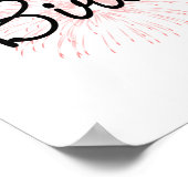 Happy Birthday Firworks Poster (Ecke)