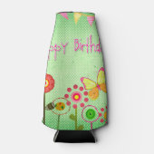 Happy Birthday Flaschenkühler (Vorderseite)