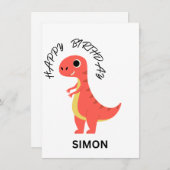 HAPPY BIRTHDAY Flat Card (Vorne/Hinten)