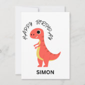 HAPPY BIRTHDAY Flat Card (Vorderseite)