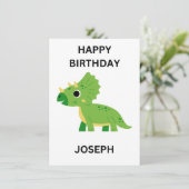 HAPPY BIRTHDAY Flat Card (Stehend Vorderseite)