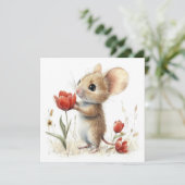 Happy Birthday Flat Card Feiertagskarte (Stehend Vorderseite)