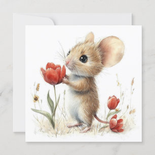 Happy Birthday Flat Card Feiertagskarte