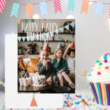 Happy Birthday Flat Card