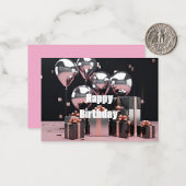 Happy Birthday Flat Note Card Mitteilungskarte