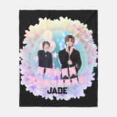 Happy Birthday Fleece Blanket (Vorderseite)