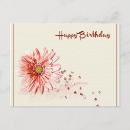 Happy Birthday Flora Personalize Destiny Destiny's Postkarte