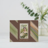 Happy Birthday Floral Beauties 49 Postkarte (Stehend Vorderseite)