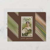 Happy Birthday Floral Beauties 49 Postkarte (Vorne/Hinten)