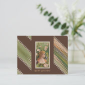 Happy Birthday Floral Beauties 50 Postkarte (Stehend Vorderseite)