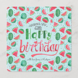 Happy Birthday Floral Blume | Grußkarte Karte