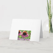 Happy Birthday Floral Karte (Rückseite)