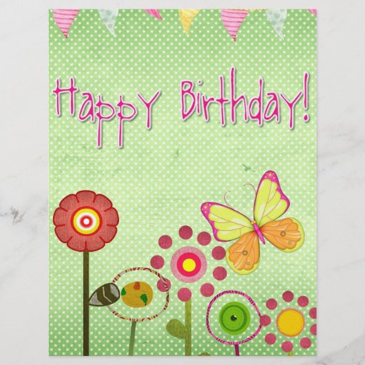 Happy Birthday Flyer (Vorne)