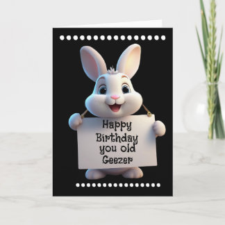 HAPPY BIRTHDAY Folded Greeting Card Karte