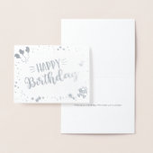 Happy Birthday Folienkarte (Anzeige)