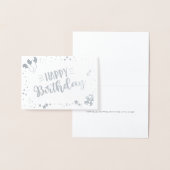 Happy Birthday Folienkarte (Anzeige)