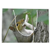 Happy Birthday Forscher Große Geschenktüte (Rückseite)