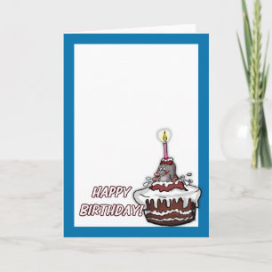 Happy Birthday Foto Card Heiliger Moly Karte