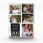 Happy Birthday Foto Collage Template Foto Block (Vorderseite)