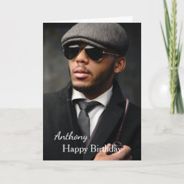 Happy Birthday Foto Custom Card Karte