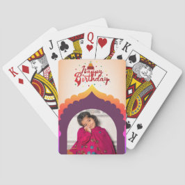 Happy Birthday Foto Deck Einzigartiges Personalisi Spielkarten