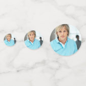 HAPPY BIRTHDAY Foto Fun Retro Comic Book Konfetti (Rückseiten)