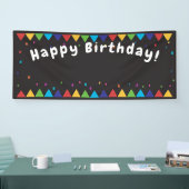 Happy Birthday Foto Hintergrund Banner (Messe)