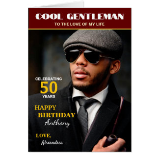 Happy Birthday Foto Magazine Cover Custom Card