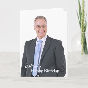 Happy Birthday Foto Personalize Card Karte