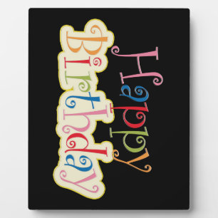 Happy Birthday Fotoplatte