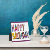 "HAPPY BIRTHDAY" FOTOPLATTE (InSitu)