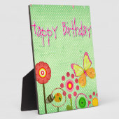 Happy Birthday Fotoplatte (Seite)